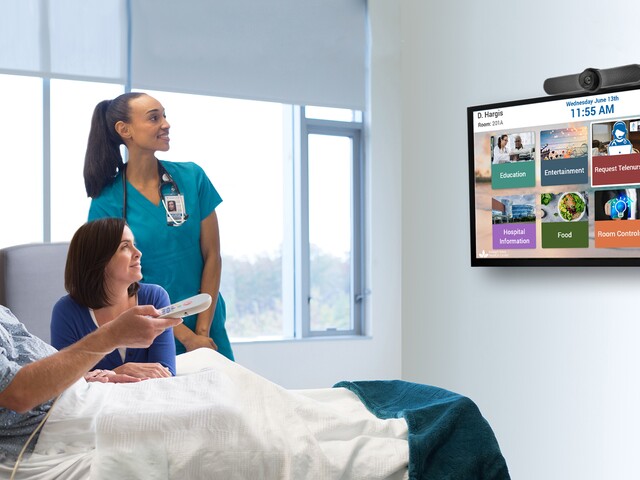 NEW 2021 Patient_Viewing-NEW-8-Panel Screen-Harold-Wife-NurseLogitechcameraHS