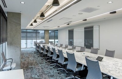 Conference Room with sound masking technology