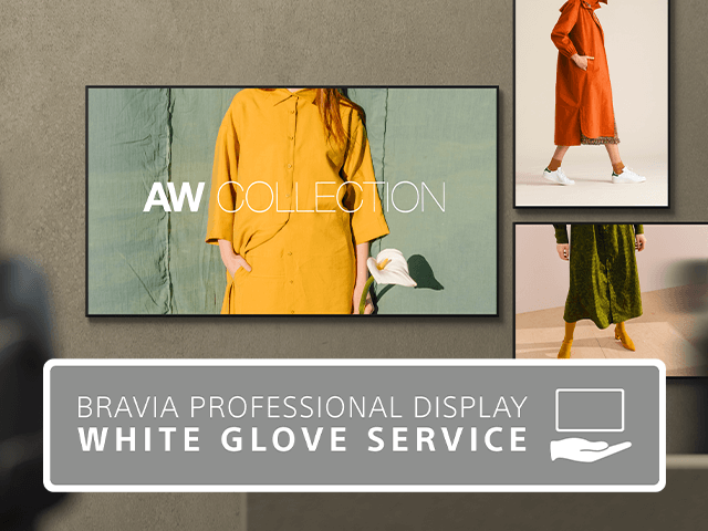 Bravia Professional Display White Glove Service from Sony