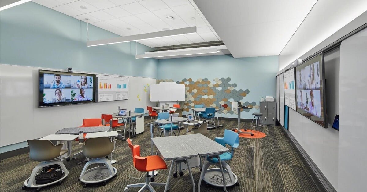 Classroom utilizing AV technology