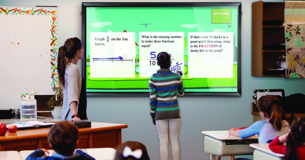 Interactive Flat Panel Classroom Display